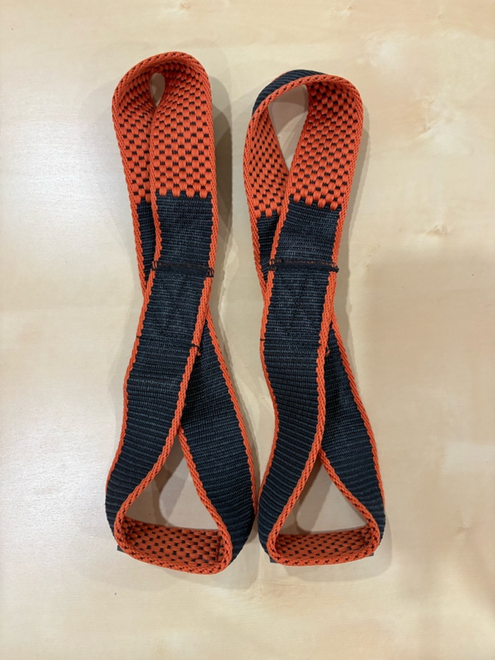 SBD Orange and Black Wrist/Ankle Straps for Home Workouts - Picture 2 of 2